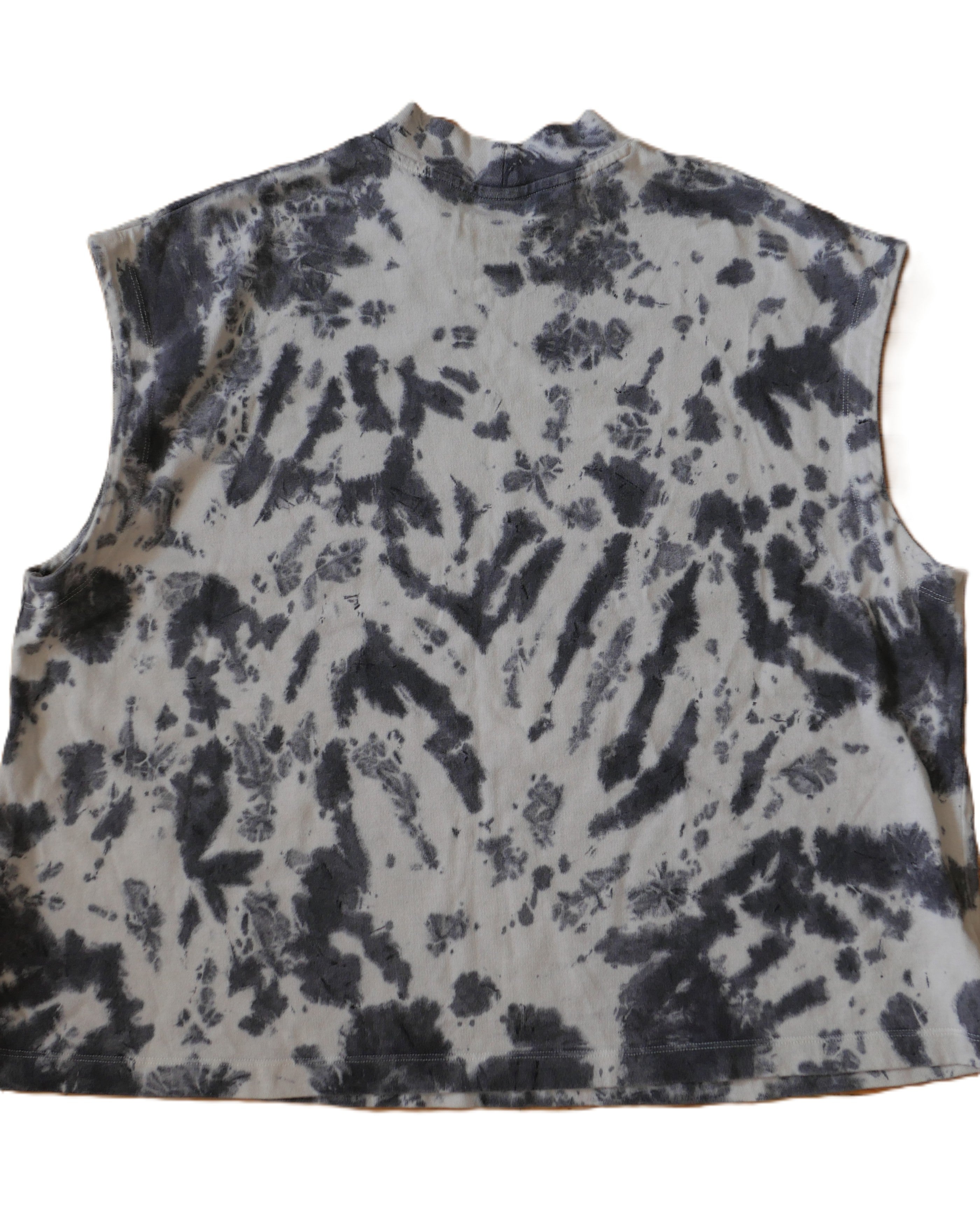 NIKE Tie-Dye Sleeveless T-Shirt - White/Gray
