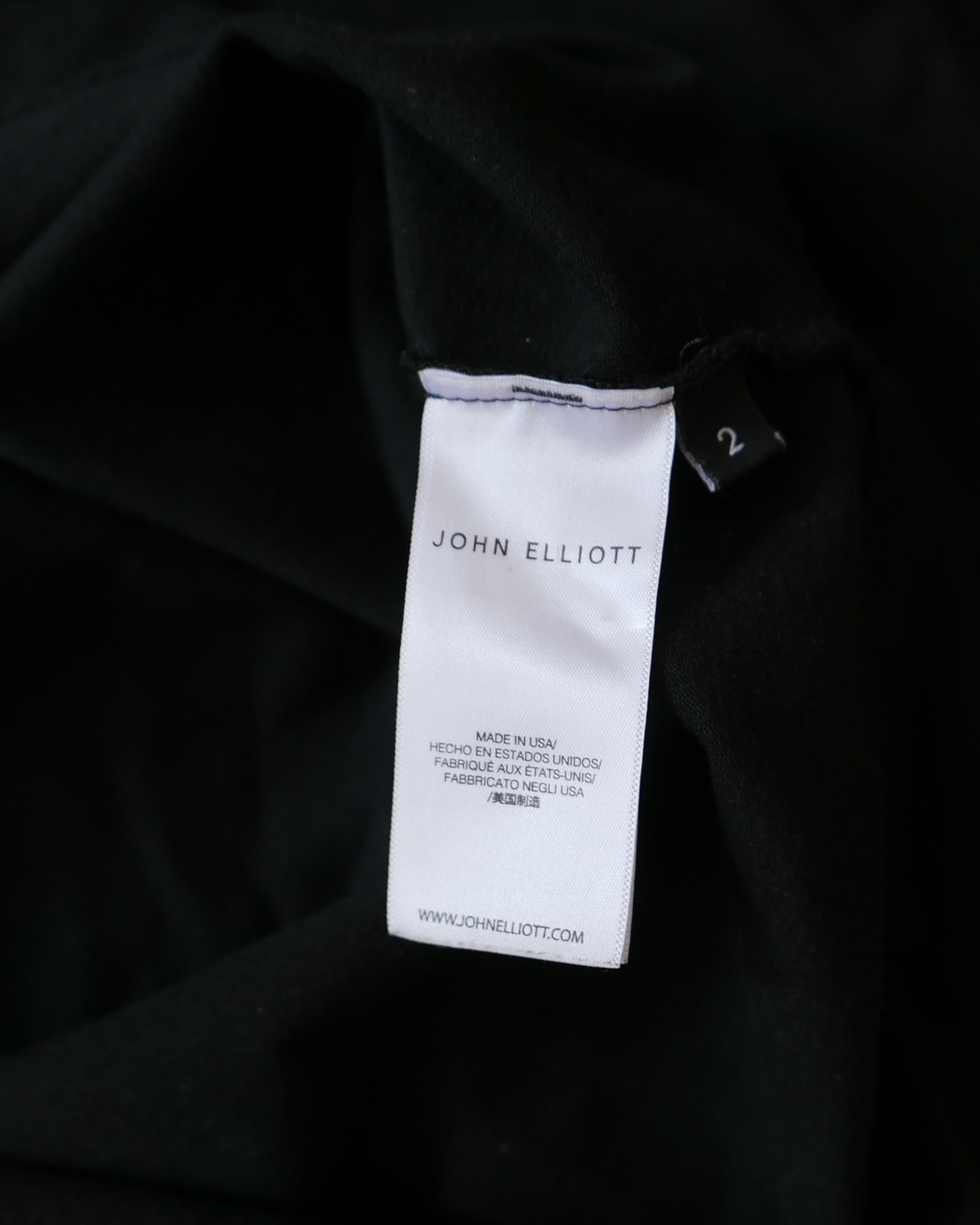 John Elliott - Black T-Shirt