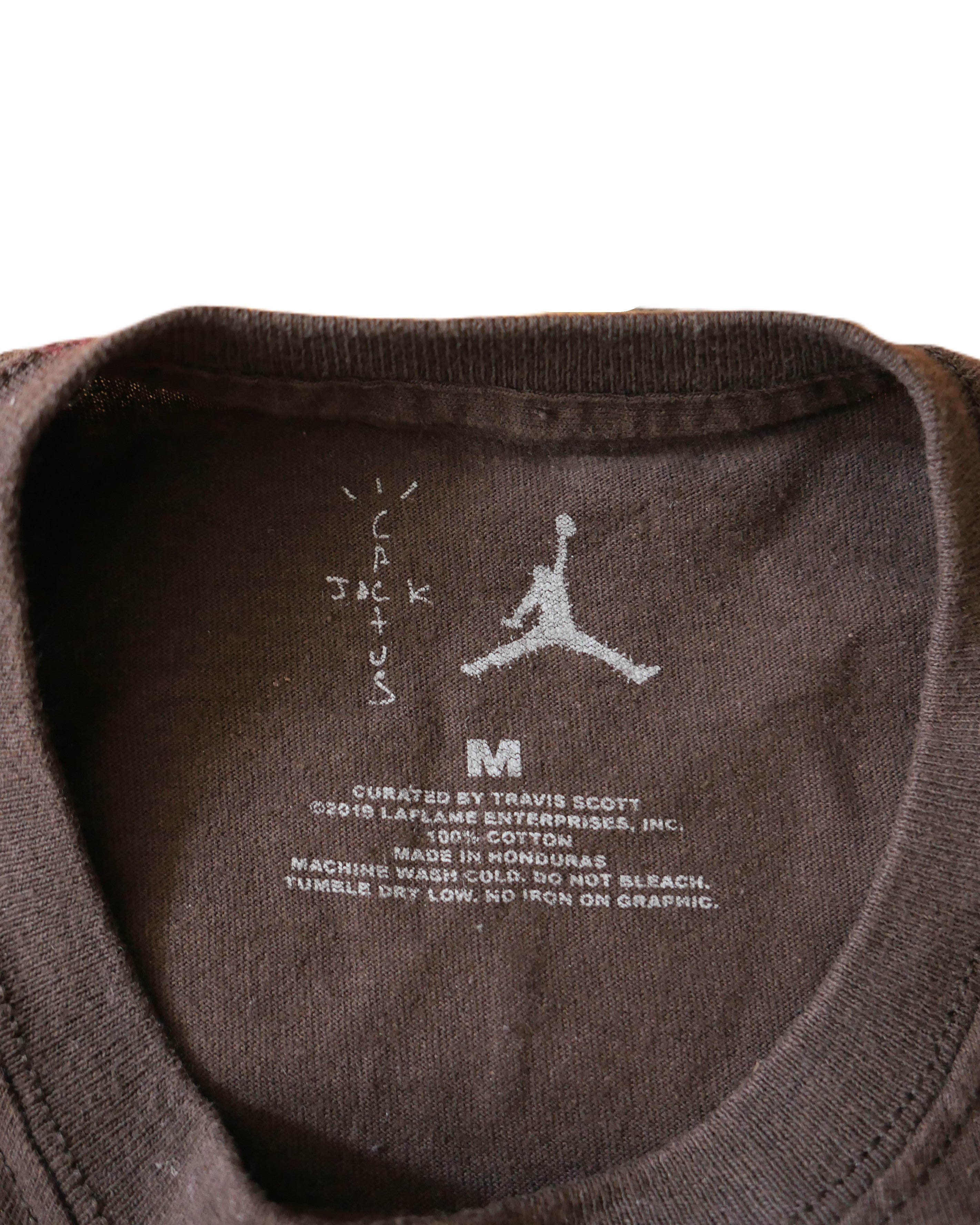 CACTUS JACK X Air Jordan Brown Tee