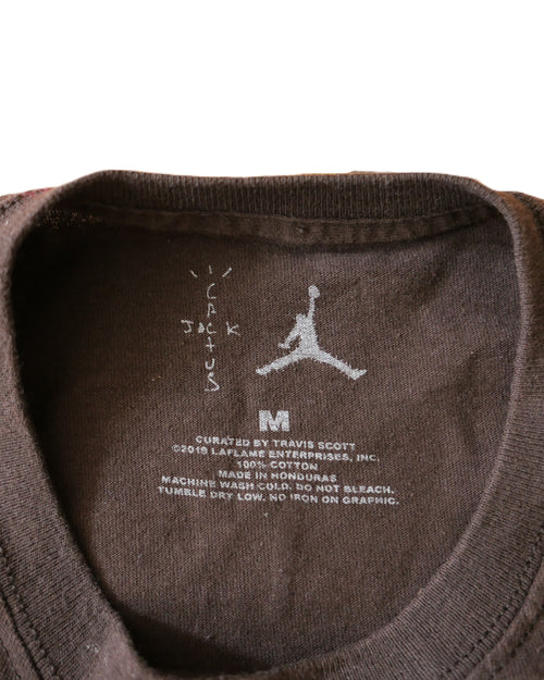 CACTUS JACK X Air Jordan Brown Tee